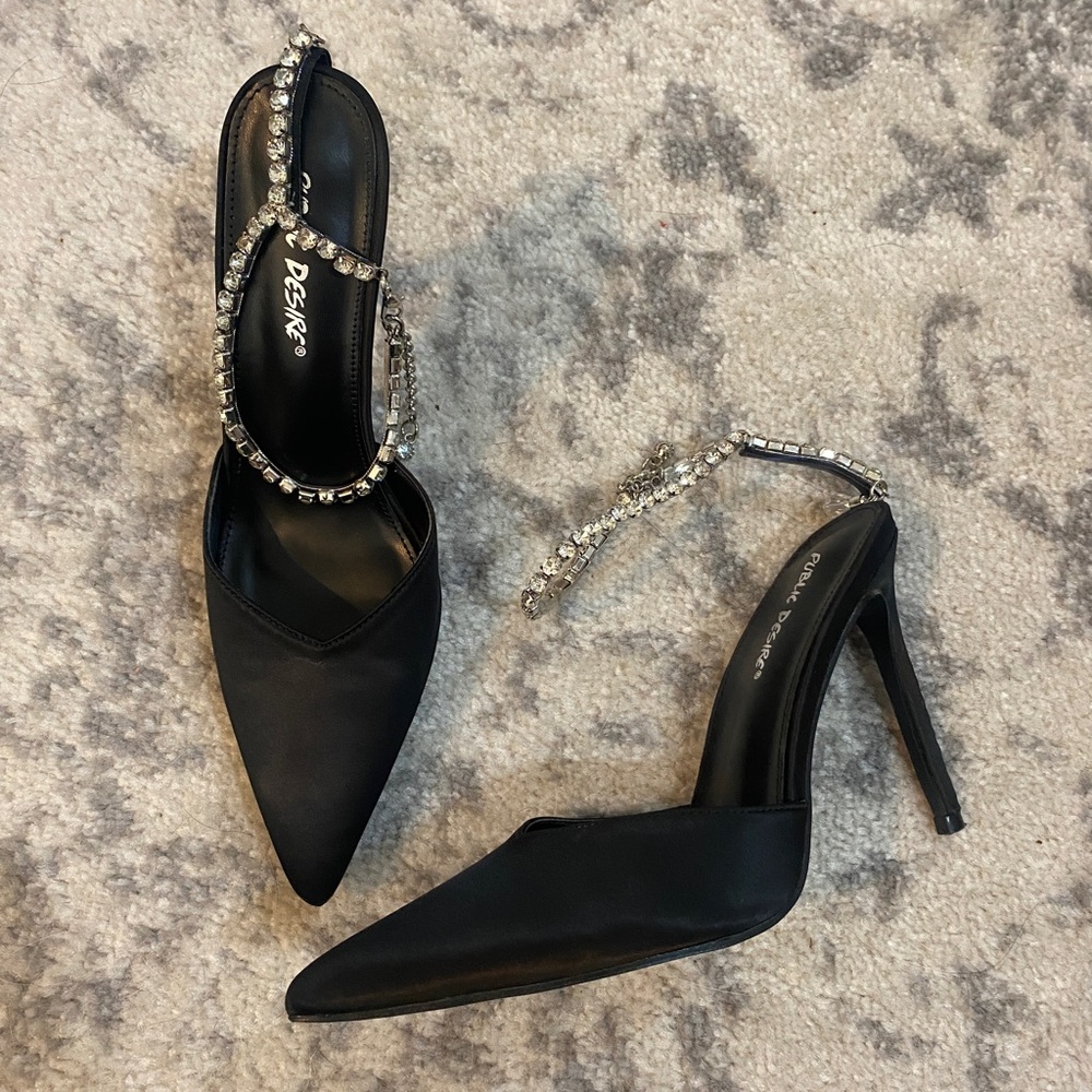 ASOS Rhinestone Ankle Heels